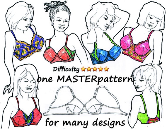 E-book Design your own LARGE Cup BRA Mini-COURSE by Merckwaerdigh