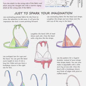 BRALETTE E-booklet Pattern TRIANGLE Bikini by Merckwaerdigh image 5