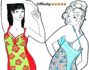 E-booklet Sewing Pattern TANKINI by Merckwaerdigh