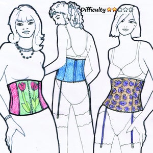 E-booklet Pattern WASPIE Cincher Corset by Merckwaerdigh