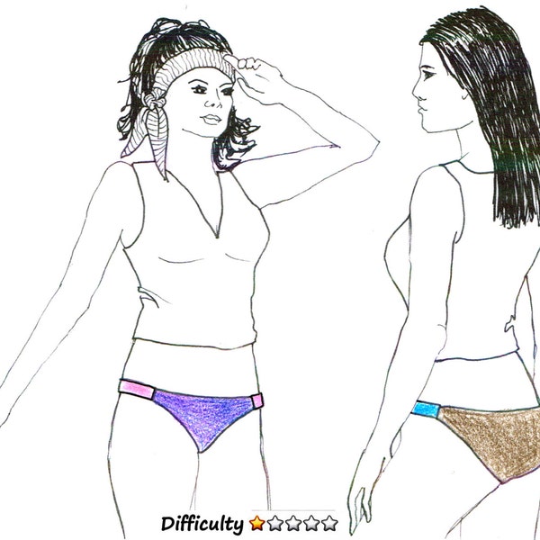 PANTY E-booklet Pattern LOW RIDER Bikini by Merckwaerdigh