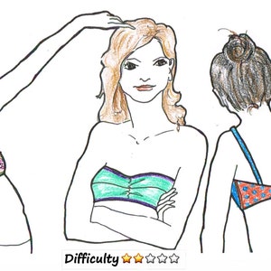 BIKINI E-booklet Pattern BANDEAU Bra by Merckwaerdigh