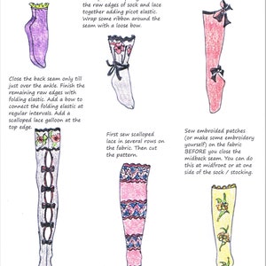 E-booklet Pattern STOCKINGS & SOCKS by Merckwaerdigh image 6