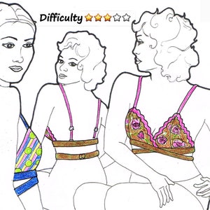 BRALETTE E-booklet Pattern WRAP by Merckwaerdigh