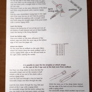 Strapless Corset E-booklet Pattern NO-STRAP Underwired Corset by Merckwaerdigh image 7
