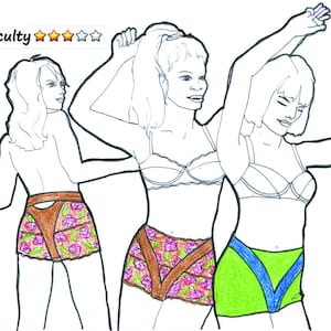 Boxershort E-booklet Pattern SWIRL BOXER by Merckwaerdigh