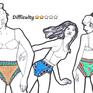 BRIEFS E-booklet Pattern CLASSIC High Waist Panty by Merckwaerdigh