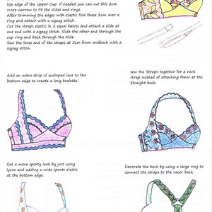 BRALETTE E-booklet Pattern RACER by Merckwaerdigh image 5