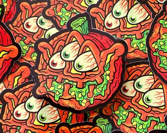 Fink-O-Lantern 3" Vinyl Sticker | Halloween Jack-O-Lantern Pumpkin Sticker