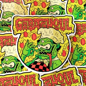 Gabaghoul 4&quot; Vinyl Sticker | Pizza Monster Gabagool Sticker