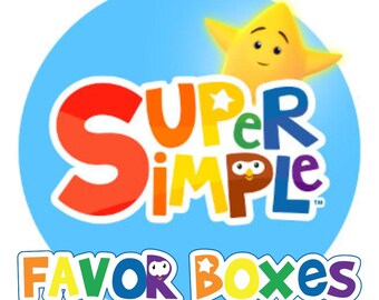 Star Favor Boxes: Rainbow Birthday Goodie Boxes, Kids Party Decoration