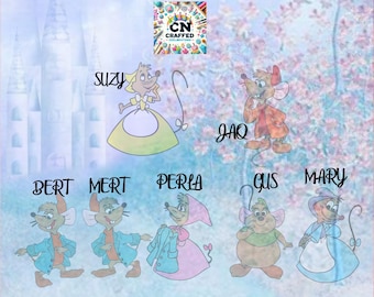 Cinderella Mice 8 and 12 inch