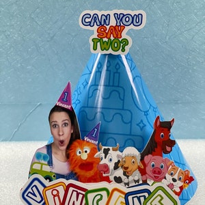 Personalisierte Ms. Rachel Cake Topper: 3D Geburtstag Party Dekor