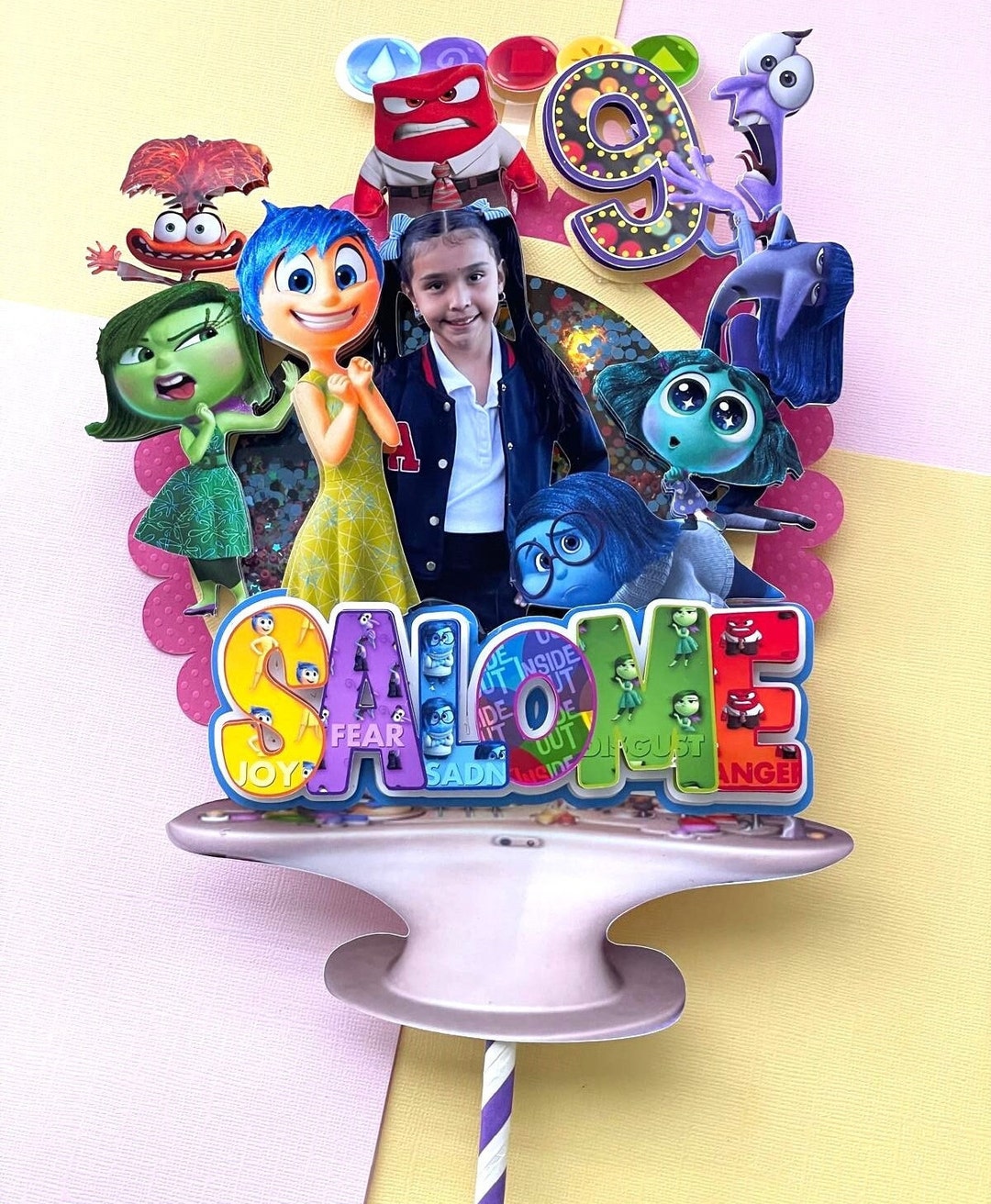 Inside Out 2 Cake Topper: Movie Inspired Party Decoration - Etsy Inside Out 2 Cake Topper: Movie Inspired Party Decoration - Etsy