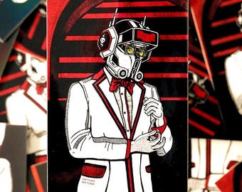 Star Wars Bad Batch TECH Plan 99 Holographic Sticker