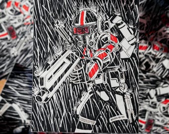 Star Wars Bad Batch Tech RAIN big mirror sticker