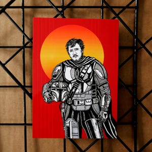 Star Wars The Mandalorian / Din Darjin A6 print