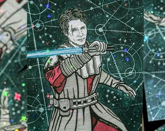 Star Wars Anakin Skywalker sparkle BIG sticker