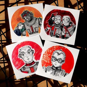 Pegatinas de anime de Star Wars Bad Batch