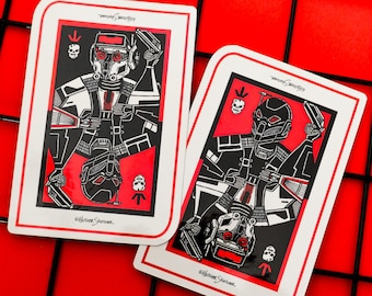 Star Wars Bad Batch TECH big playing card sticker