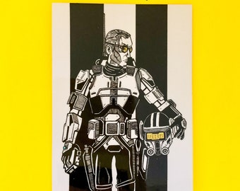 Star Wars The Bad Batch holographic stickers Tech