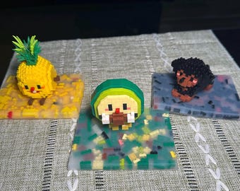 Zusammenbaubares Pick Pad: Angst Fidget Spielzeug, Mini Figur Überraschung