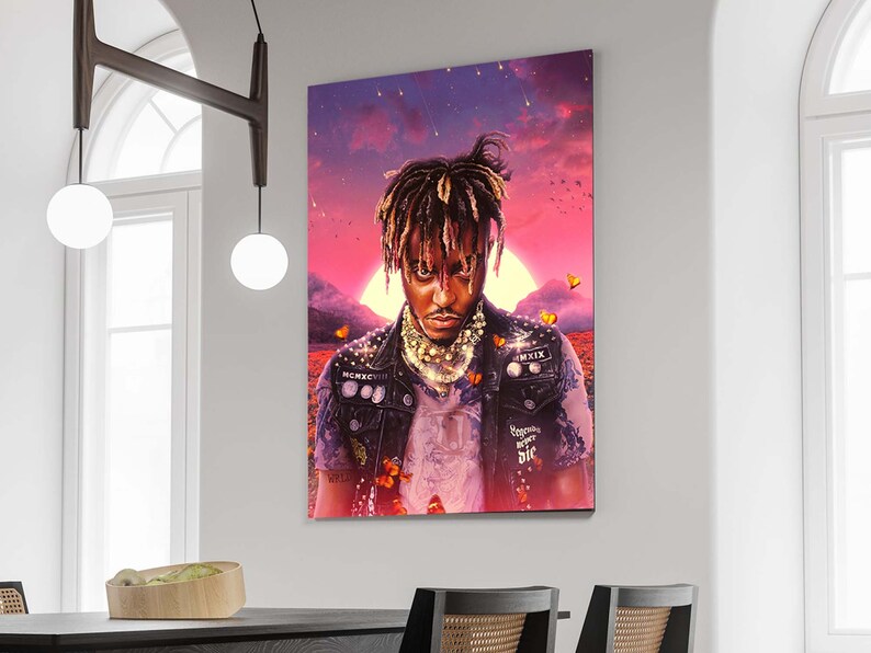 Juice WRLD Legends Never Die Canvas Print Wall Art Decor Print Picture ...