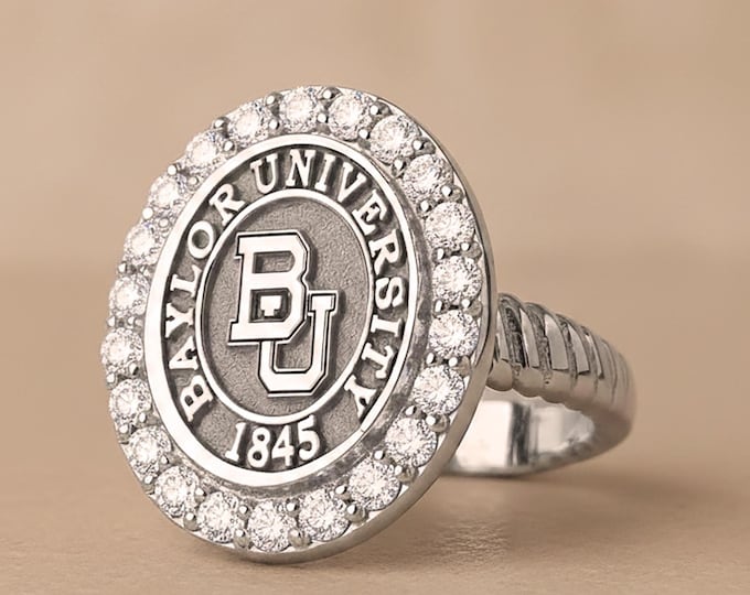 Personalized Class Ring  Luxury Graduation Gift For Her