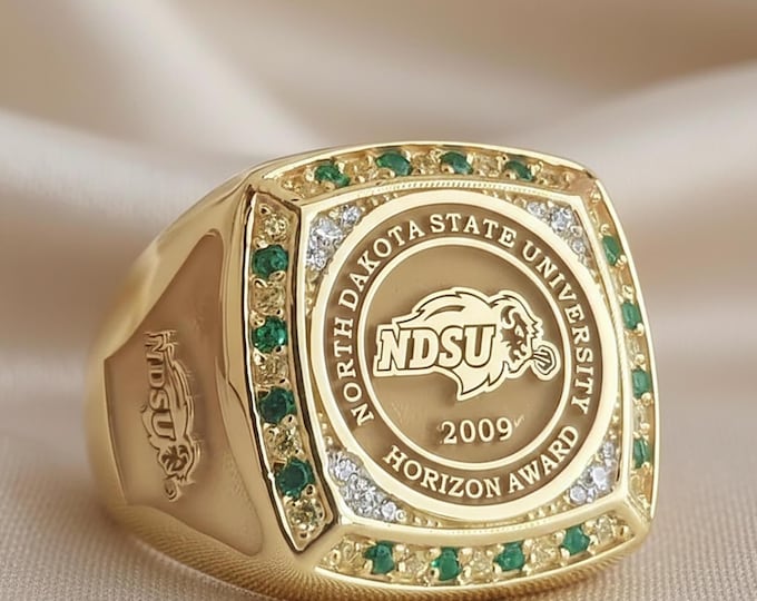Personalized Graduation Ring: Custom Stone, Sterling Silver or Gold