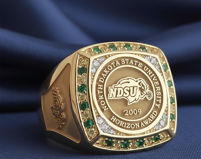 Personalized Graduation Ring: Custom Stone, Sterling Silver or Gold