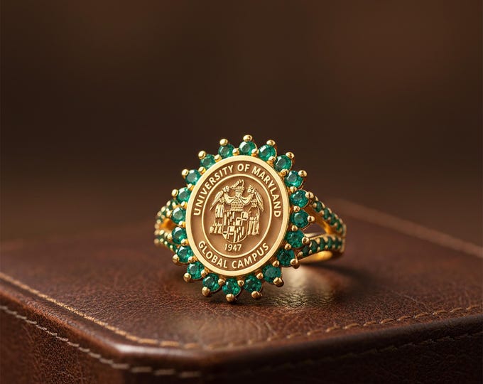 Custom Graduation Signet Ring in Gold or Silver | Meaningful Graduation Gift