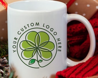 Custom Logo Mug, Personalized Logo Mug, Customizable Gift, New Business Gift, Business Logo Mug, Company Logo Mug, Custom Coffee Cup