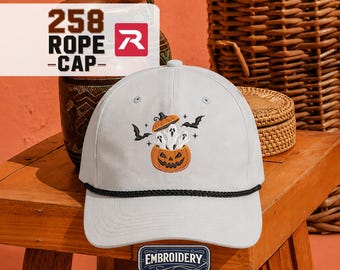 Ghosts in a Pumpkin Hat, Richardson 258 Halloween Hat, Fall Gift
