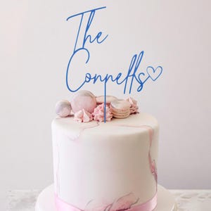 Personalized Cake Topper, Birthday Cake Topper, Wedding Cake Topper, Acrylic Cake Topper,  Wood Cake Topper, Cake Decoration, Custom Gift