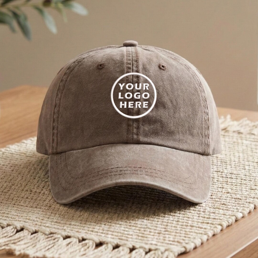 Custom Embroidered Baseball Cap With Text, Embroidery Personalized Logo ...