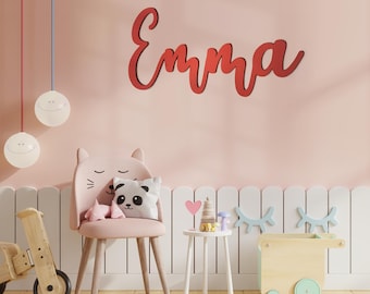 Custom Name Sign, Wooden Name Sign, Nursery Name Sign, Custom Wooden Sign, Baby Shower Gift, First Name Sign, Wood Decor, Name Wall Sign