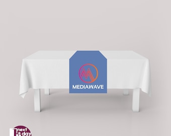 Custom Table Runner, Custom Table Runner with Business Logo & Name, Table Runner, Table Runner For Your Events, Customizable Table Runner