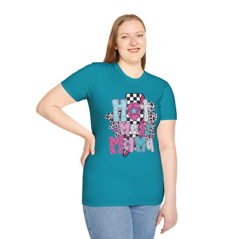 Hot Mess Mama T-Shirt, Cute Mama Shirt, Mothers Day Gift, Family Reunion Wear, Everyday Casual Tee image 9