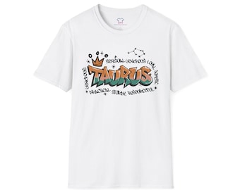 Taurus Horoscope T-Shirt, Zodiac Tee, Astrology Shirt, Birthday Gift, Constellation Top