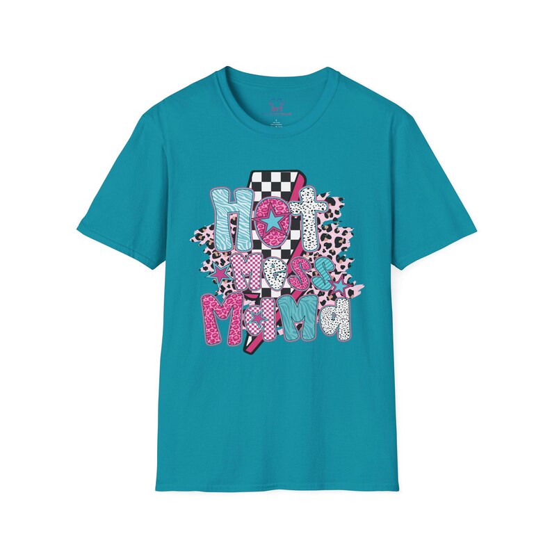 Hot Mess Mama T-Shirt, Cute Mama Shirt, Mothers Day Gift, Family Reunion Wear, Everyday Casual Tee image 3