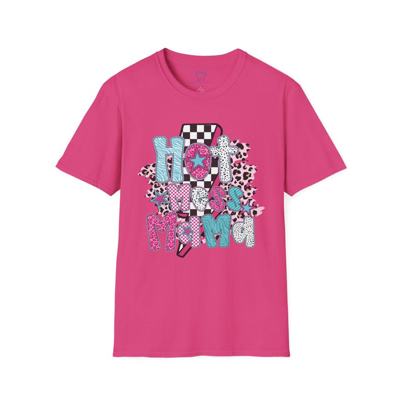 Hot Mess Mama T-Shirt, Cute Mama Shirt, Mothers Day Gift, Family Reunion Wear, Everyday Casual Tee image 7