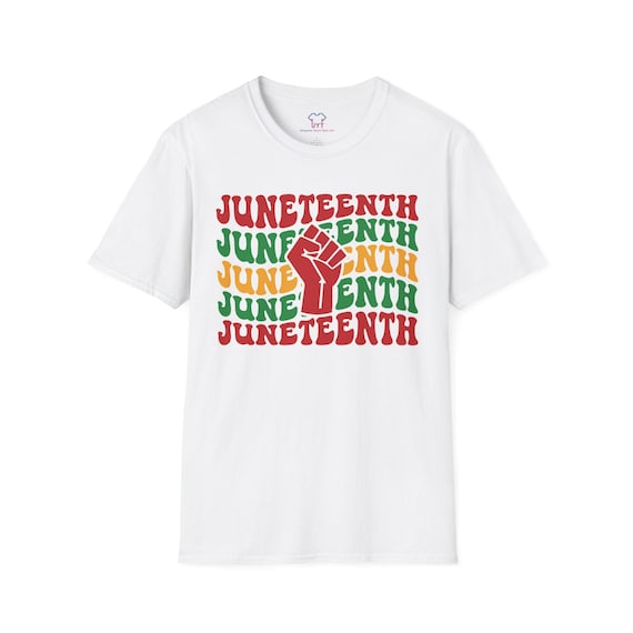 Juneteenth Celebration T-Shirt, Unisex Softstyle Tee, Afrocentric Gift, Summer Fashion, Equality Advocacy Shirt