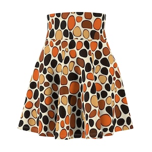 Chic Women&#39;s Skater Skirt, Fun & Flirty Fashion, Perfect for Summer Outings, Festivals, Casual Wear, Unique Pattern Skirt