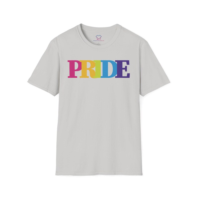 Colorful Pride T-Shirt: LGBTQ+ Unisex Softstyle Tee afbeelding 3