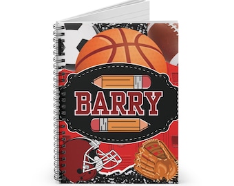 Cuaderno deportivo personalizado: Diario del estudiante deportista
