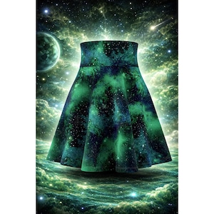 Galactische skaterrok: Space Fashion Outfit