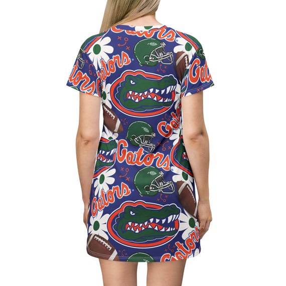 florida gators jersey dress Florida Gators T-Shirt Dress, Trendy Game Day Dress, Florida Gators Dress,  Football Fashion, Summer Casual Wear