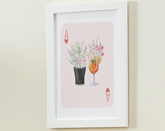 Gunnies and  aproel spriz flower print