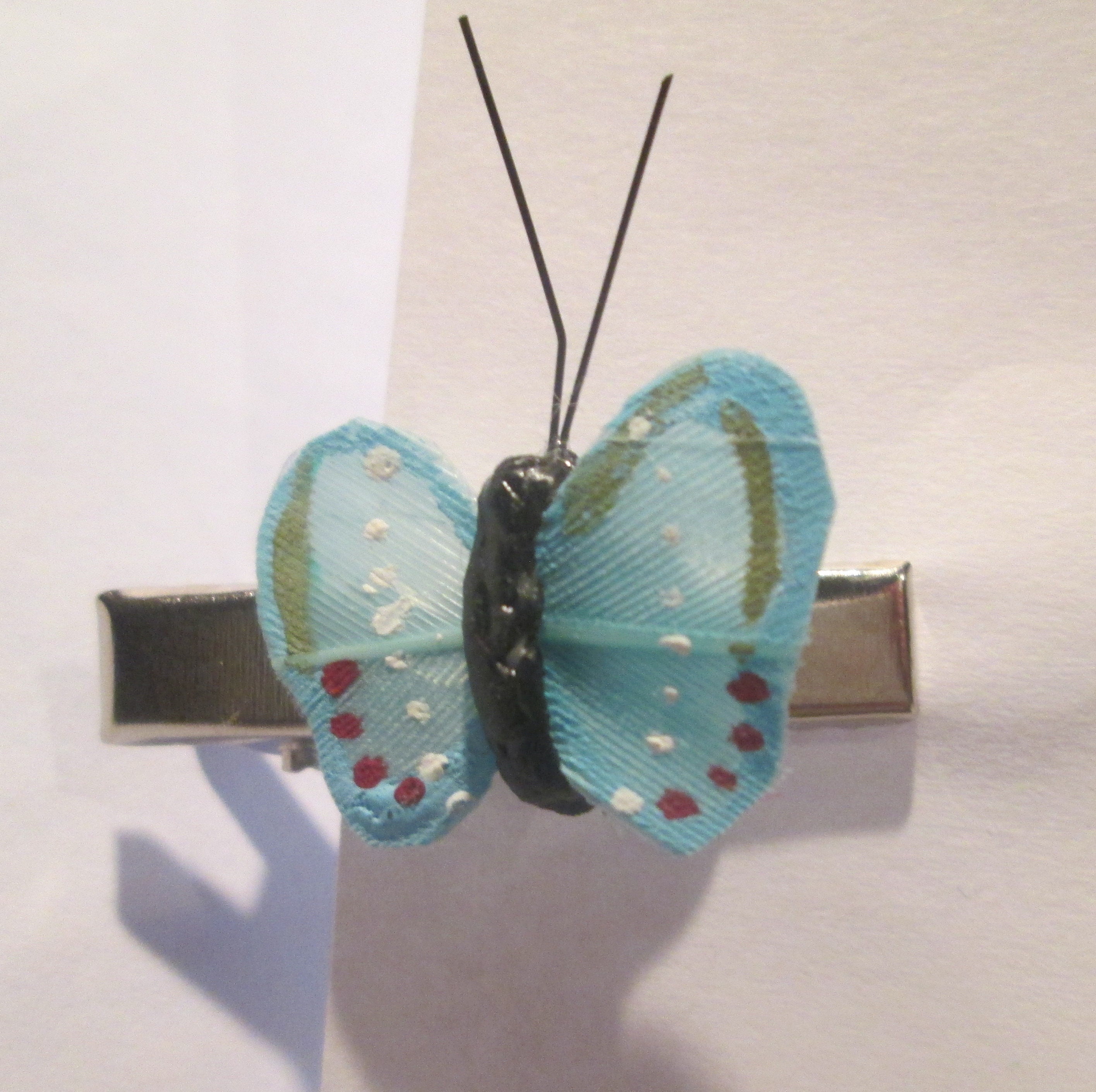 Tiny Blue Butterfly Hair Clips Black Friday Sale 5 small clips Etsy