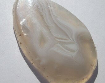 Destash Focal Bead Agate Elongated Oval Pendant focal bead pendant piece new supplies